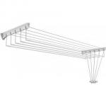   Сушилка для белья настенно потолочная состоит из 5 сушильных прутьев длиной 1