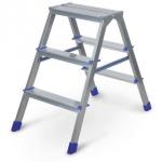  Лестница-стремянка двухсторонняя 3 ступени широкие