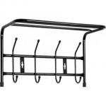 Вешалка с полкой настенная металлическая