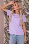 Футболка Базовая (сирень)