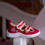 Nordman Stars туфли летние (сандалии) на двух липучках, Дошкольные, цвет Розовый