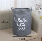 *Универсальная корзина на завязках "La la la Love you"