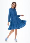 Платье жен. Deli синий