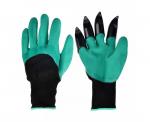 1-2.sale Перчатки садовые с когтями 4 шт, нейлон/латекс, полуобл. 9-10 р-р, 24 см, 75гр, E1M