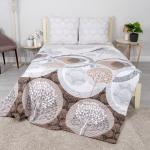 Постельное белье из поплина 717-1 Маккиато 2-х сп с евро простыней