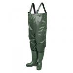 Nordman Expert сапоги рыбацкие с надставкой (полукомбинезон) из нейлона утепленные меховым вкладышем, Мужские, цвет Оливковый
