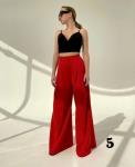 Брюки палаццо красные OP37_Новая цена