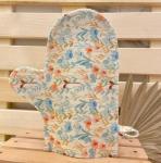 Варежка банная цветная Цветочный луг