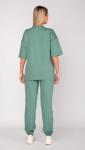 *Костюм женский футер 2-х нитка "Вики" зелень