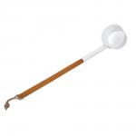 Ковш из алюминия 0,2 л, длина 47 см, белый "Банные штучки"/ 4