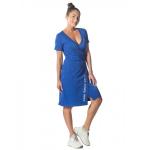 *Платье с запахом  КЛП1428П1 wear future wear васильковый