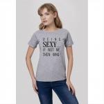 Футболка (фуфайка) жен. Carla3 светло-серый