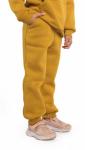 Брюки детские футер начёс 3-х нитка пенье "Бейби стайл" горчица