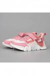 Кроссовки Jump 2-2022-R03 на шнурках и липучке розовый/белый