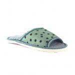 Д 4155 Тапочки домашние открытые зеленый