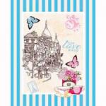 Полотенце вафельное кухонное "Винтаж" лав стори