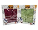 Набор полотенец Спорт   Турция, 22/300,  2 предмета 50*90+70*140