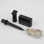 ЭРА садовая гирлянда на солн.бат. Нить тепл.свет 21,9 м ERASF22-18 3085