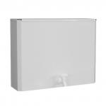 Бачок пластмассовый 17 л, настенное крепление, белый (Россия)