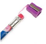 Карандаш чернографитный, с ластиком, «Гигант», 38 см, с точилкой, МИКС