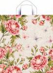 Пакет с петлевой ручкой (36х40)-37 Розы и бабочки Тико