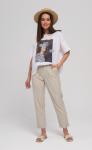 Брюки лен F212-0810 l.beige