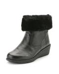 Caprice. Ботильоны с опушкой