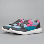 Кроссовки Jump 6-2024-B01 на резинке Голубой/розовый