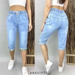 Джинсовые бриджи Size Plus 6419 Z60