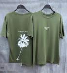 Мужская футболка с Пальмой хаки SN