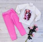 Флисовый костюм, водолазка+брюки