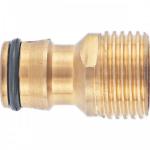 Адаптер латунный, 1/2", внешняя резьба// Palisad