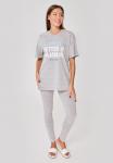 Комплект жен.(фуфайка и брюки) Cami серый