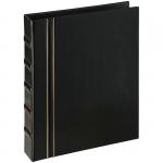 Альбом для монет OfficeSpace Люкс формат Optima, 230*270, на кольцах, черный, 10 л., иск. кожа, АМЛ10_44020