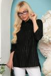 Блуза "Ирэн" (черный блеск) Б3609
