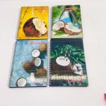 Блокнот с деревянной обложкой размер 20*15 см Кокосовый рай в ассортименте