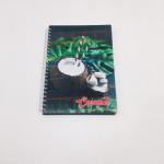 Блокнот с деревянной обложкой размер 20*15 см Кокосовый рай в ассортименте