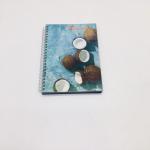 Блокнот с деревянной обложкой размер 20*15 см Кокосовый рай в ассортименте