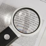 Лупа настольная складная с подсветкой