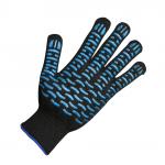 Перчатки х/б ПВХ (7,5 кл) 5-нитка черные, 10 пар