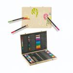 Большой художественный набор Djeco: карандаши, фломастеры, краски