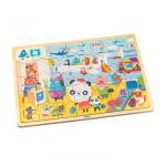 Деревянный пазл Djeco «Аэропорт», 35 эл.