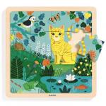 Деревянный пазл Djeco «Лили», 16 эл.