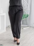 Брюки лайт SIZE PLUS черные KH