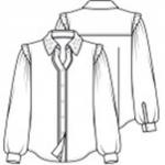 Блузка БЛ-18147-1 (текстиль)