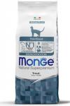 Monge Cat Monoprotein Sterilised корм для стерилизованных кошек с форелью 10 кг