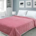 Покрывало  Happy Family велсофт Волна г/к №21 брусничный