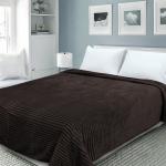 Покрывало  Happy Family велсофт Волна г/к №24 коричневый