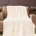 Покрывало  Happy Family велсофт Волна г/к №81 кремовый