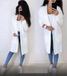 Вязаный кардиган перфорация с карманами DN